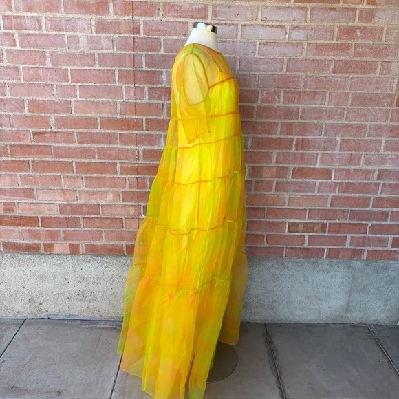 STAUD Staud Hyacinth Maxi Dress In Multi Sunray Large NWT - Picture 5 of 15